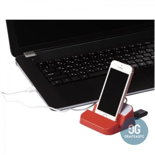 Βάση κινητου με 3 usb hub grapsas pc